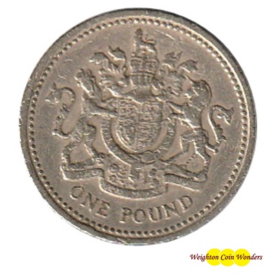 1983 £1 Coin - Royal Arms